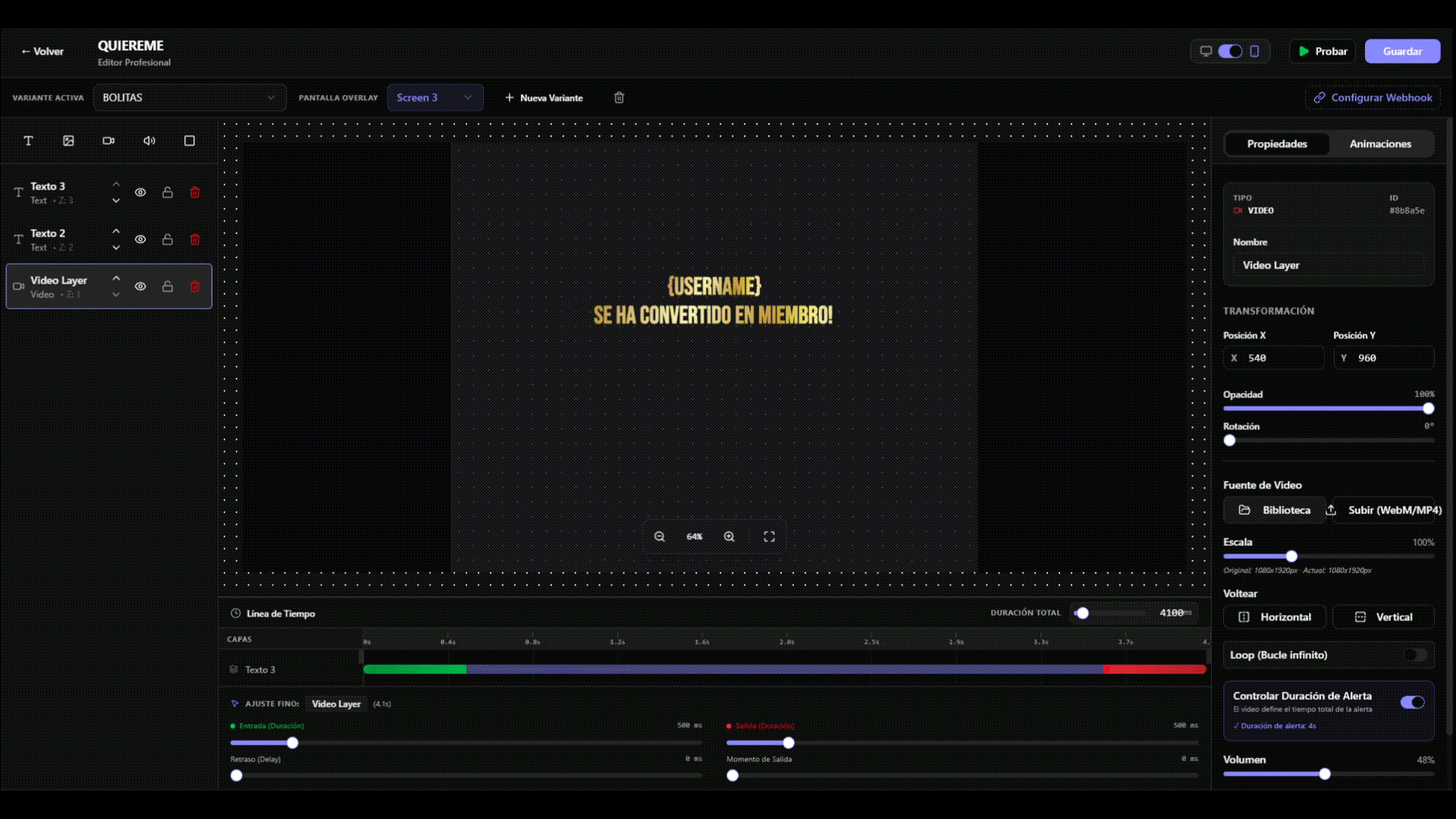 Magic by Loxhias app in action